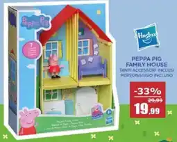 Happy Casa Hasbro Peppa pig family house offerta