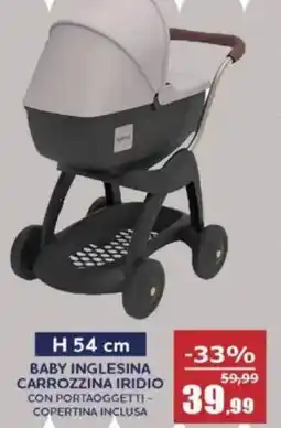 Happy Casa Smoby baby inglesina carrozzina iridio offerta