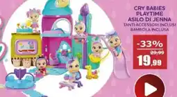 Happy Casa Cry babies playtime asilo di jenna offerta