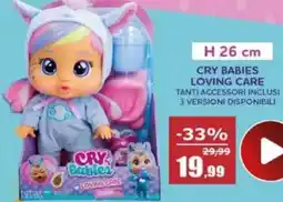 Happy Casa Cry babies loving care offerta