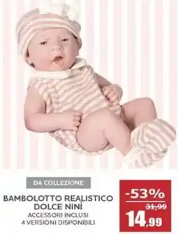 Happy Casa Bambolotto realistico dolce nini offerta