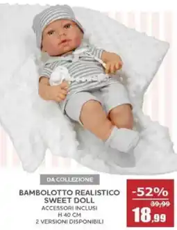 Happy Casa Bambolotto realistico sweet doll offerta
