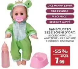 Happy Casa Bambolotto bebè sogni d'oro offerta