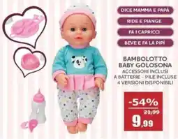 Happy Casa Bambolotto baby golosona offerta