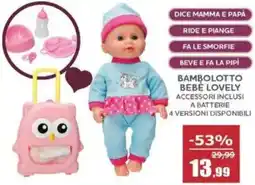 Happy Casa Bambolotto bebè lovely offerta