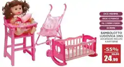 Happy Casa Bambolotto ludovica 3in1 offerta