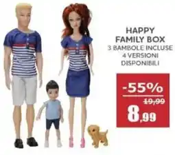 Happy Casa Happy family box offerta