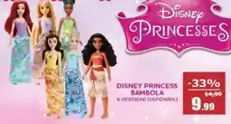 Happy Casa Disney princess bambola offerta