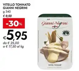 Bennet Vitello tonnato GIANNI NEGRINI offerta