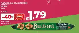 Bennet Pasta sfoglia gran spessore rotonda BUITONI offerta