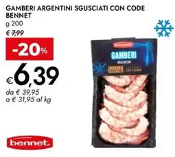 Bennet Gamberi argentini sgusciati con code BENNET offerta