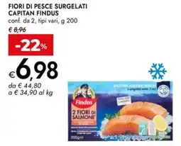 Bennet Fiori di pesce surgelati CAPITAN FINDUS offerta