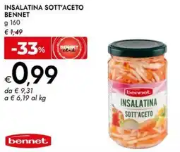 Bennet Insalatina sott'aceto BENNET offerta