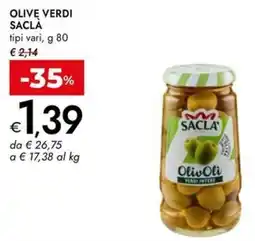 Bennet Olive verdi SACLÀ offerta