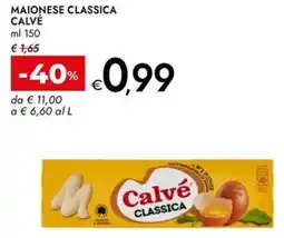 Bennet Maionese classica CALVÉ offerta