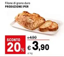 Iper La Grande Filone di grano duro PRODUZIONE IPER offerta