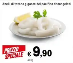 Iper La Grande Anelli di totano gigante del pacifico decongelati offerta