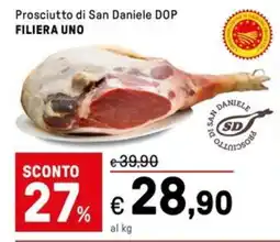 Iper La Grande Prosciutto di San Daniele DOP FILIERA UNO offerta