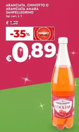 Bennet Aranciata, chinotto o aranciata amara SANPELLEGRINO offerta