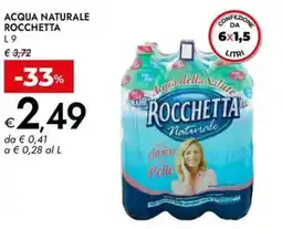 Bennet Acqua naturale ROCCHETTA offerta