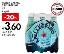 Bennet Acqua gasata S.PELLEGRINO offerta