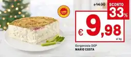 Iper La Grande Gorgonzola DOP MARIO COSTA offerta