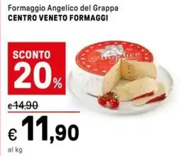 Iper La Grande Formaggio Angelico del Grappa CENTRO VENETO FORMAGGI offerta