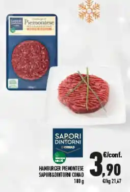 Conad Superstore Hamburger memontese SAPORI&DINTORNI CONAD offerta