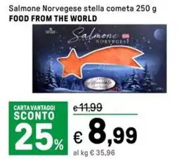 Iper La Grande Salmone Norvegese stella cometa FOOD FROM THE WORLD offerta