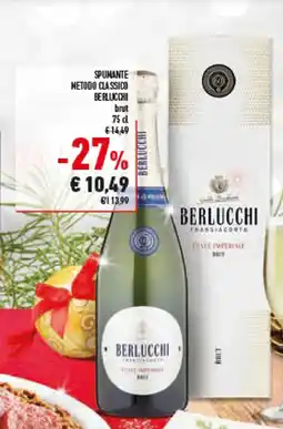 Conad Superstore Spumante metodo classico BERLUCCHI offerta