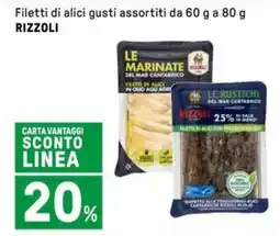 Iper La Grande Filetti di alici RIZZOLI offerta