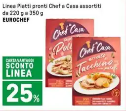 Iper La Grande Linea Piatti pronti Chef a Casa EUROCHEF offerta