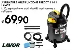Bennet Aspiratore multifunzione freddy 4 in 1 LAVOR offerta