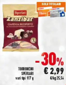 Conad Superstore Torroncini SPERLARI offerta