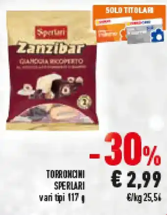 Conad Superstore Torroncini SPERLARI offerta
