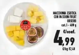Conad Superstore Macedona esotica con passion fruit ORSERO offerta