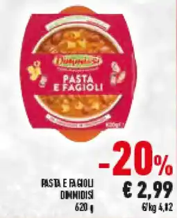 Conad Superstore Pasta e Fagioli DIMMIDISI offerta