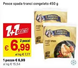 Iper La Grande Pesce spada tranci congelato offerta