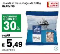 Iper La Grande Insalata di mare congelata MAREVIVO offerta