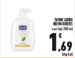 Conad Superstore Sapone liquido NEUTRO ROBERTS offerta