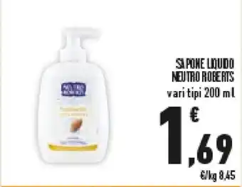 Conad Superstore Sapone liquido NEUTRO ROBERTS offerta