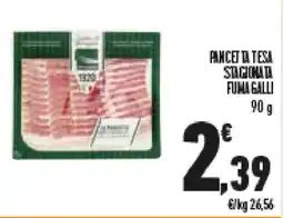 Conad Superstore Pancetta tesa stacionata FUMAGALLI offerta
