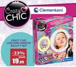 Happy Casa Crazy chic unicorn mirror beauty set Clementoni offerta