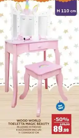 Happy Casa Wood world toeletta magic beauty offerta