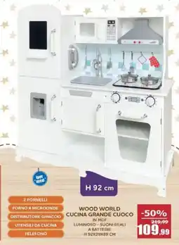 Happy Casa Wood world cucina grande cuoco offerta