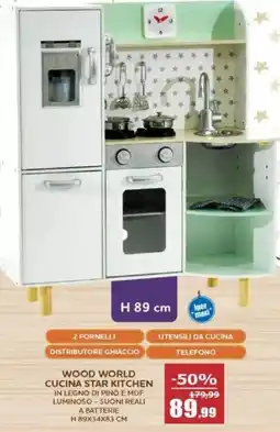 Happy Casa Wood world cucina star kitchen offerta