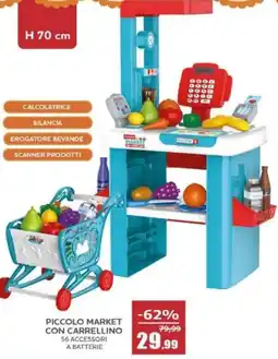 Happy Casa Piccolo market con carrellino offerta