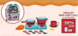 Happy Casa Trolley mini chef 2 in 1 offerta
