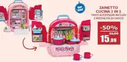 Happy Casa Zainetto cucina 3 in 1 offerta