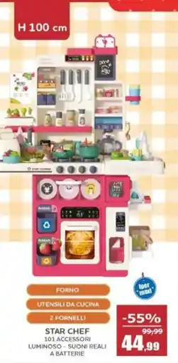 Happy Casa Star chef 101 accessori offerta